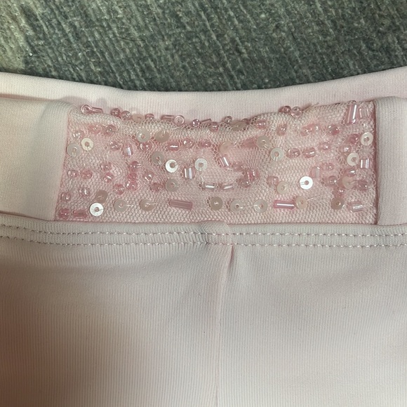 Bloch - Ruffle Back Bike Shorts w/ Beads - Light Pink #CR7614 - Picture 4 of 10